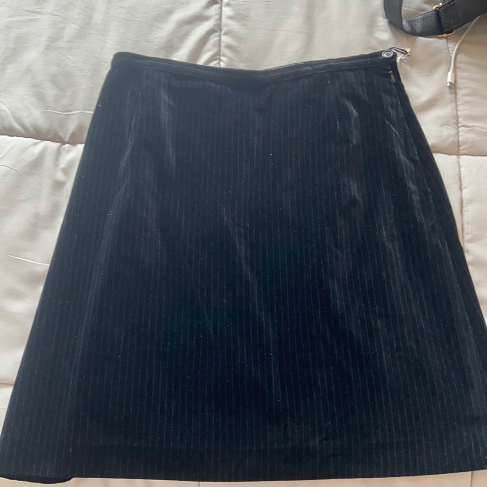 Vintage velvet facconable skirt
